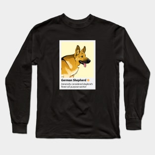 Cool Dog - German Shepard Long Sleeve T-Shirt